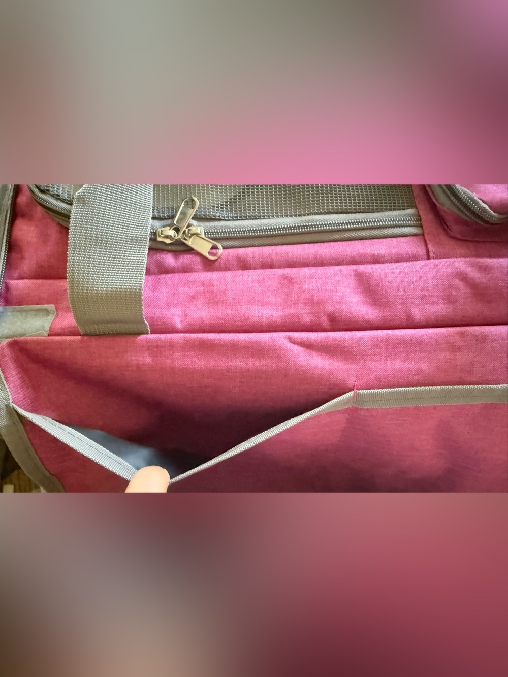 💕 NIB Pink Soft-Sided Cat or Small Dog Pet Carrier with Mesh Panels - Picture 11 of 16